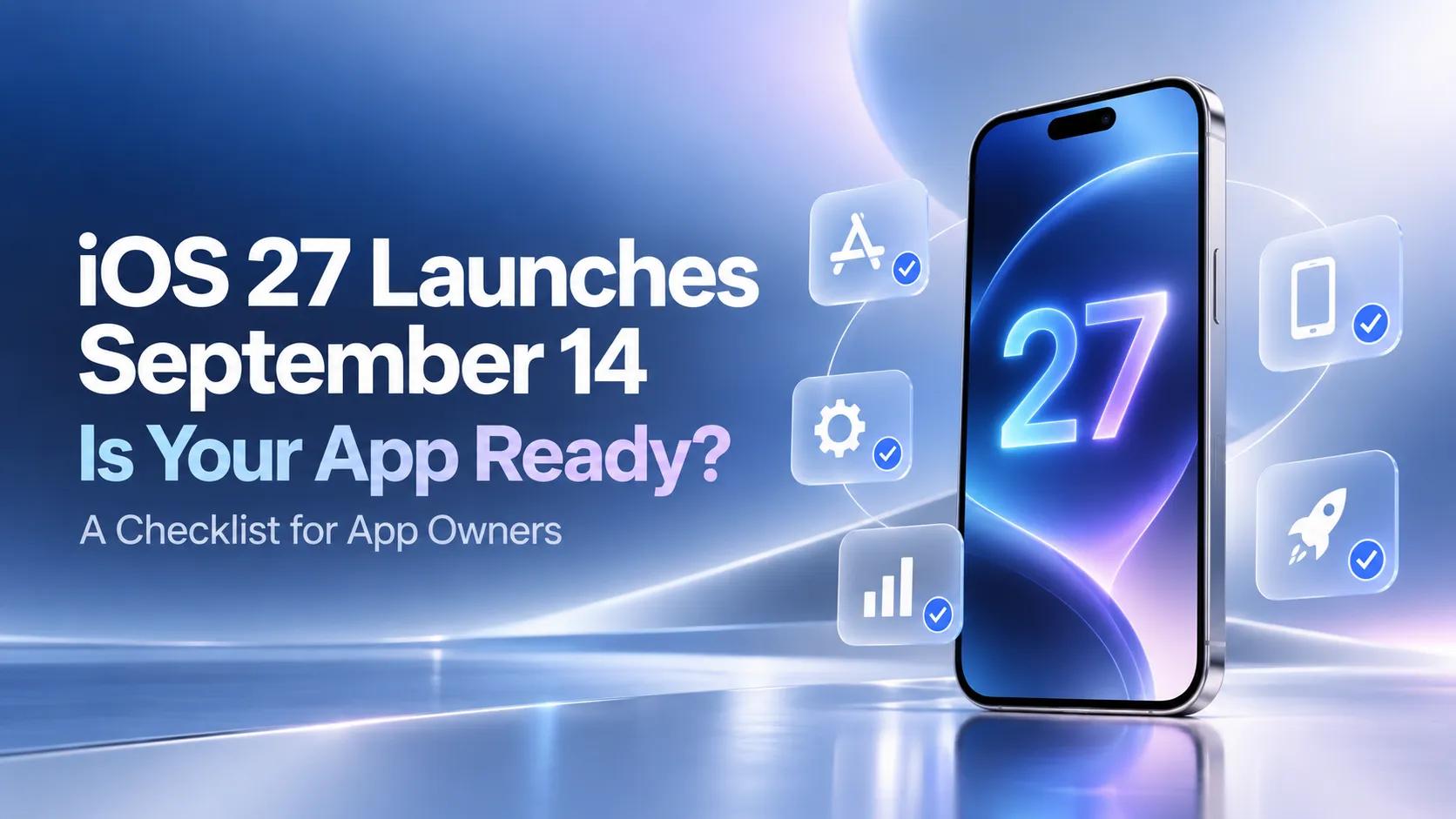 iOS 27 Releases on September 14: Is Your App Ready? Checklist for App Owners