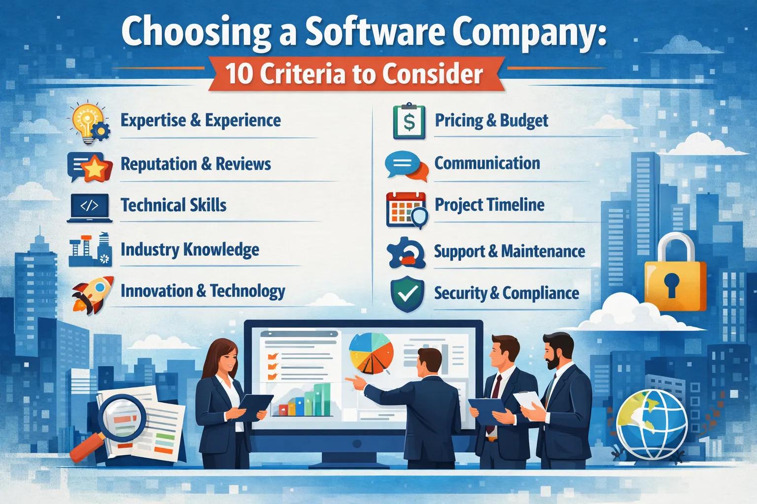 Choosing a Software Company: 10 Criteria to Consider | 2025 Guide