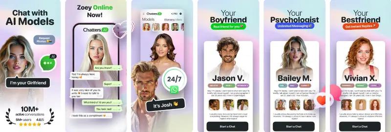 Chatters AI – AI Arkadaşı ve Karakter Sohbet Uygulaması