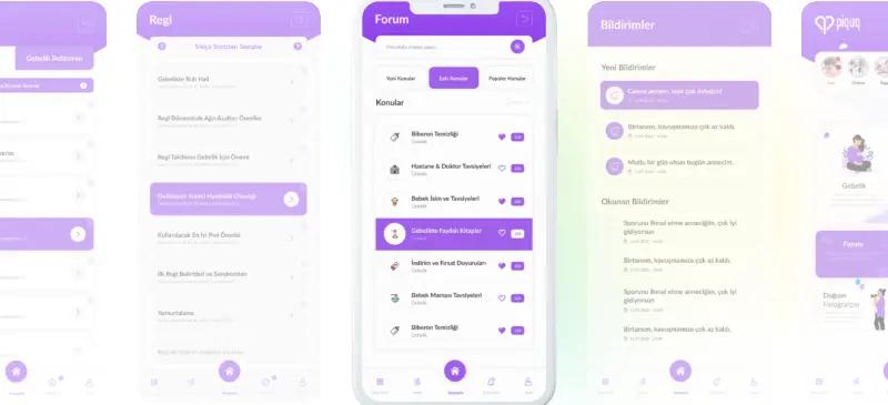 PIQUQ – Kadın Sağlığı, Regl ve Gebelik Takip Uygulaması