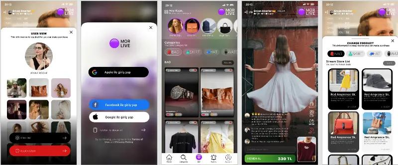 Morelive - Canlı Yayın ve Sosyal Etkileşim Platformu
